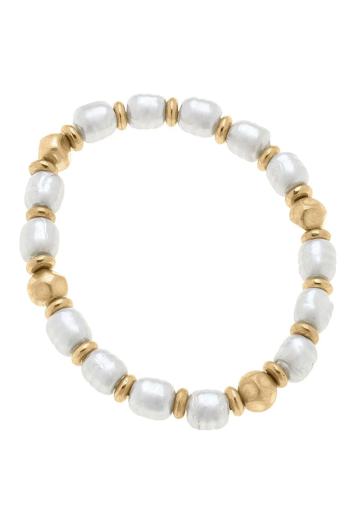 Lenon Freshwater Pearl Stretch Bracelet sold by Canvas Style