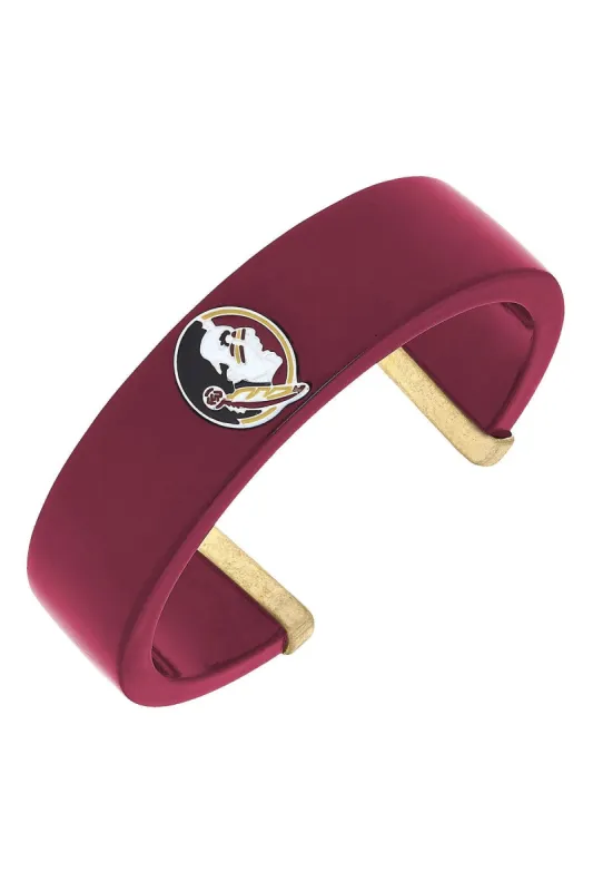 Florida State Seminoles Resin Logo Cuff Bracelet sold by Canvas Style