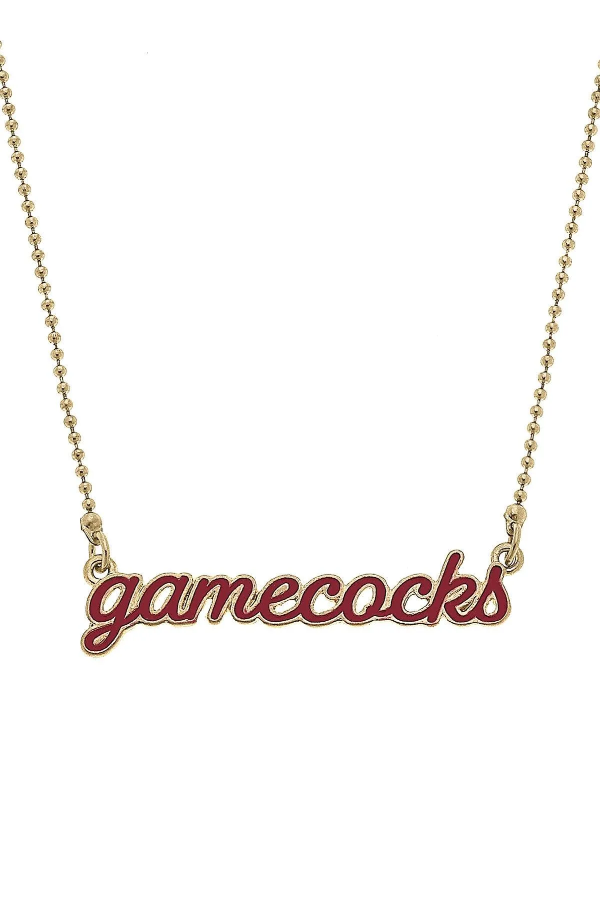 South Carolina Gamecocks Enamel Script Necklace sold by Canvas Style