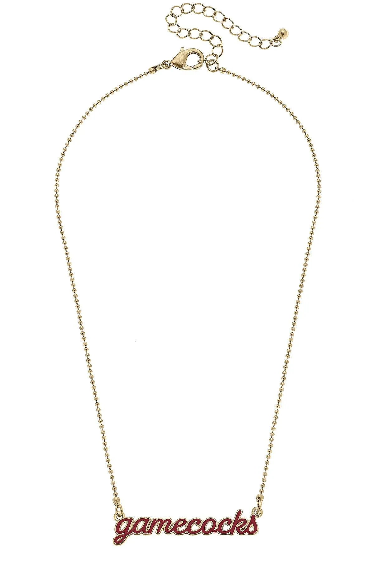South Carolina Gamecocks Enamel Script Necklace sold by Canvas Style product image thumbnail 3