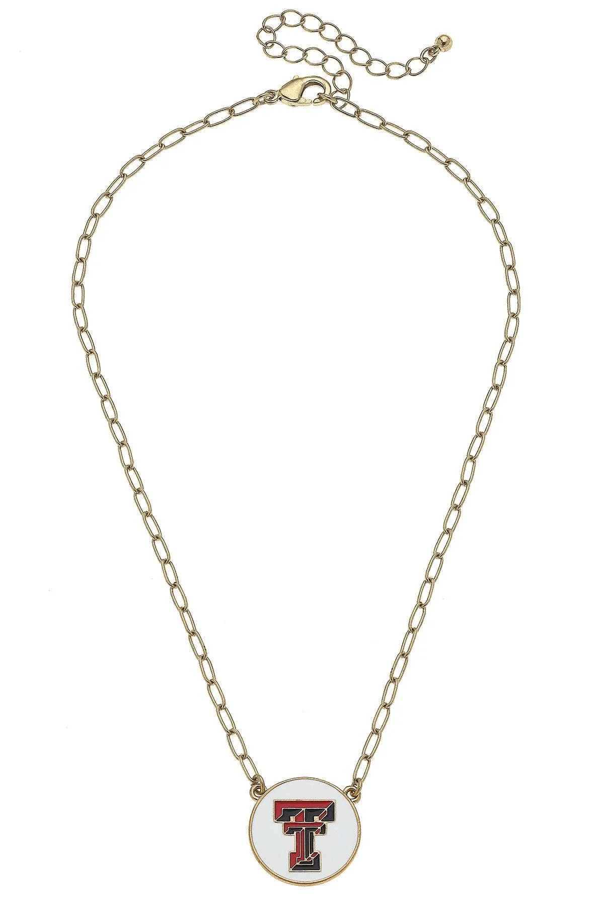 Texas Tech Red Raiders Enamel Disc Pendant Necklace - FINAL SALE sold by Canvas Style product image thumbnail 4