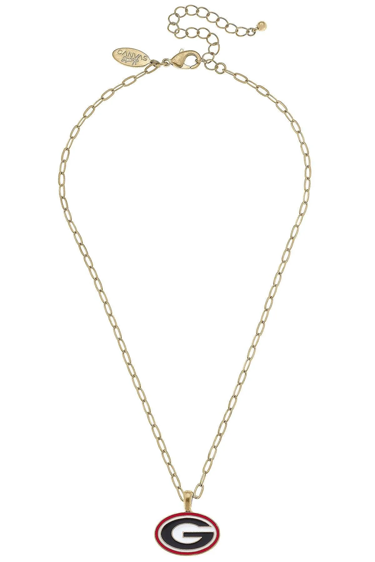 Georgia Bulldogs Enamel Pendant Necklace sold by Canvas Style product image thumbnail 3