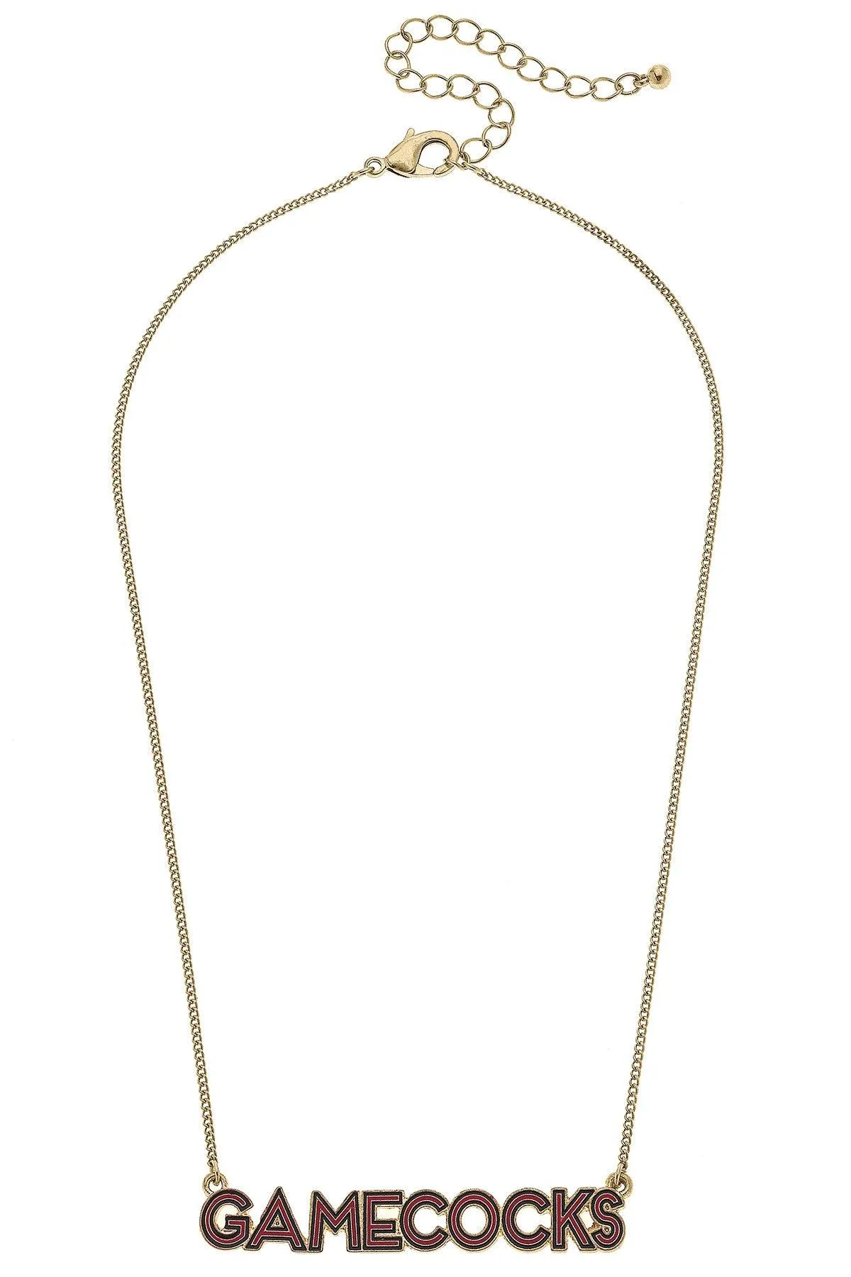 South Carolina Gamecocks Outline Enamel Necklace sold by Canvas Style product image thumbnail 3