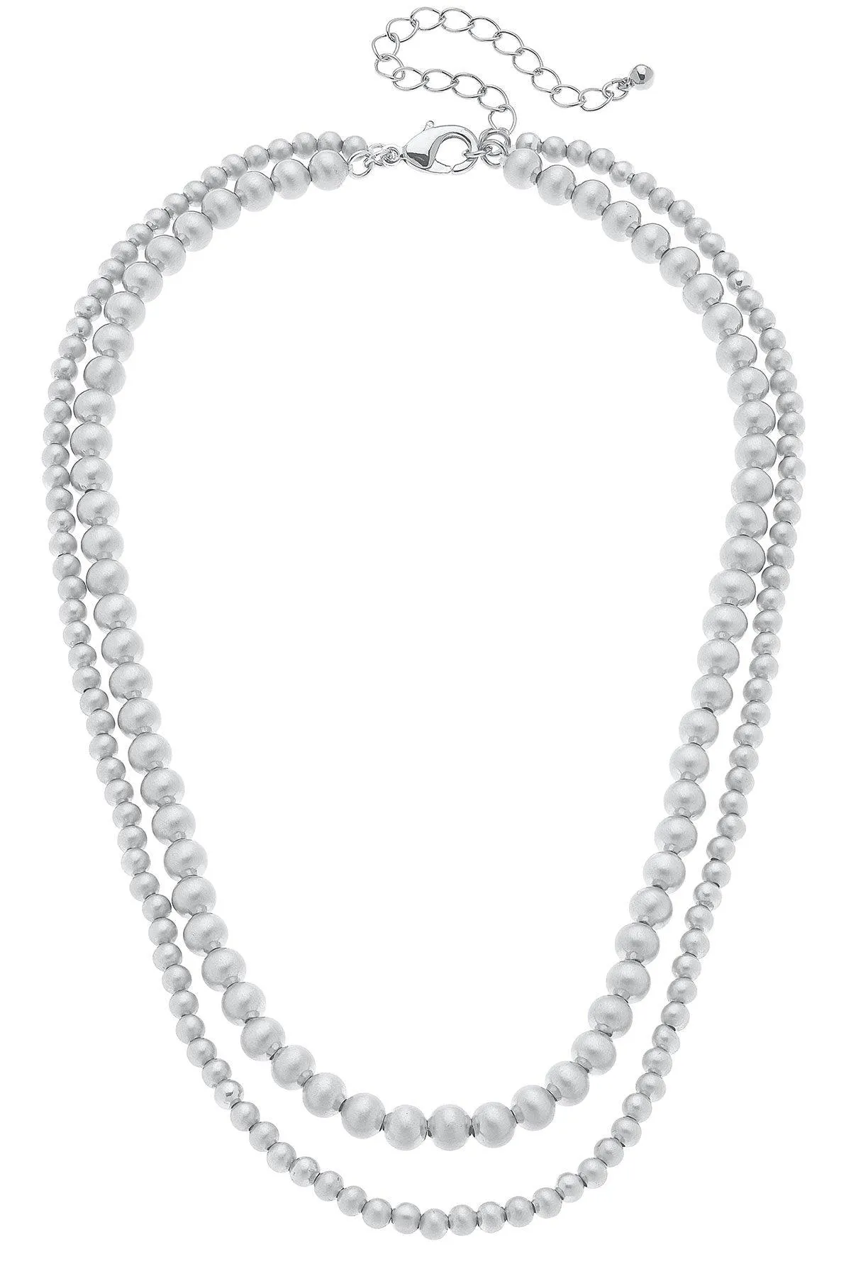 Ember 2-Row Ball Bead Necklace sold by Canvas Style