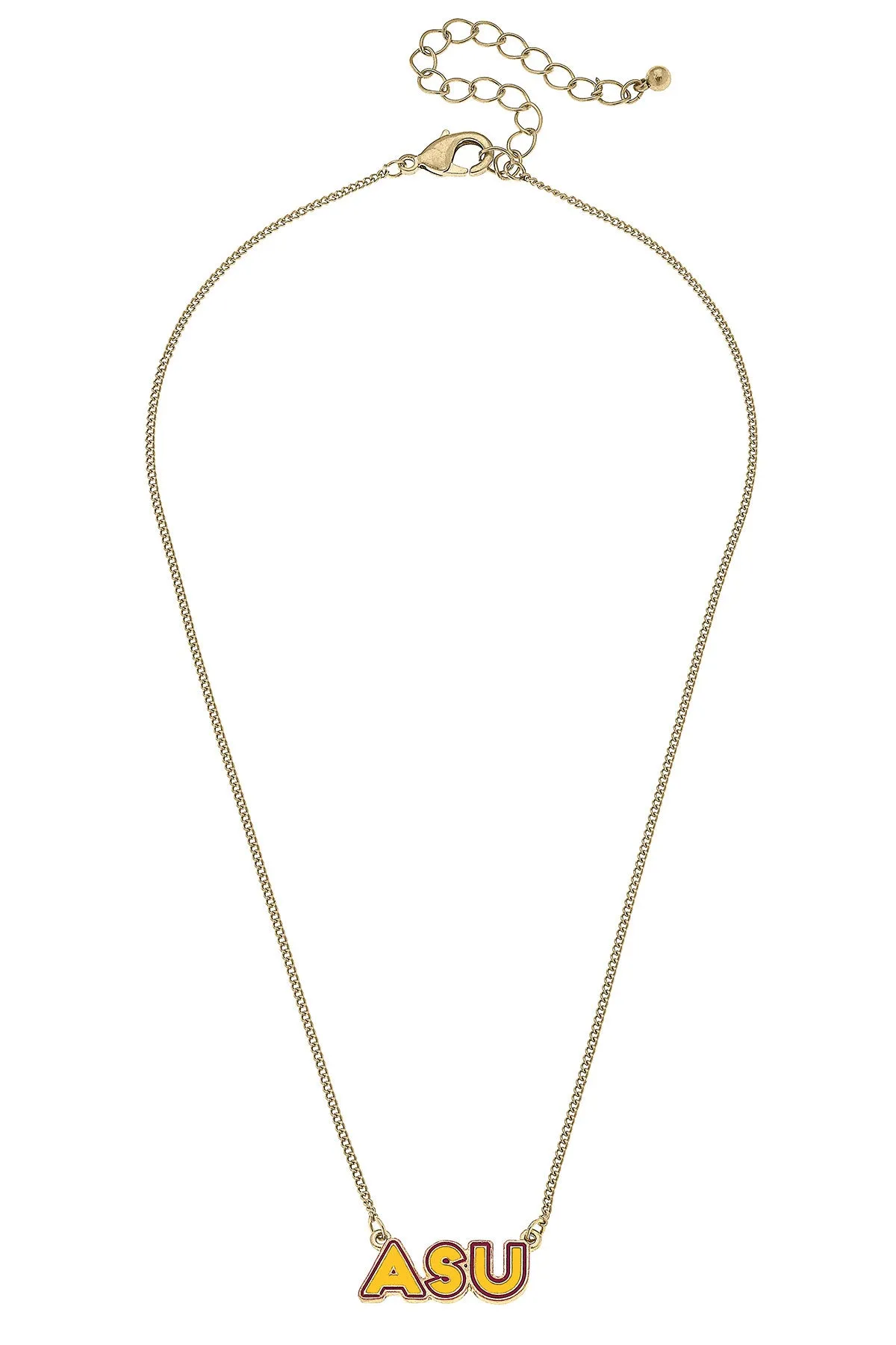 Arizona State Sun Devils Outline Enamel Necklace - FINAL SALE sold by Canvas Style product image thumbnail 2