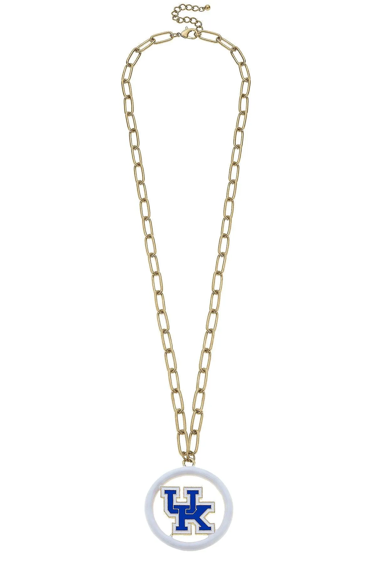 Kentucky Wildcats Logo Enamel Medallion 32" Necklace sold by Canvas Style product image thumbnail 2