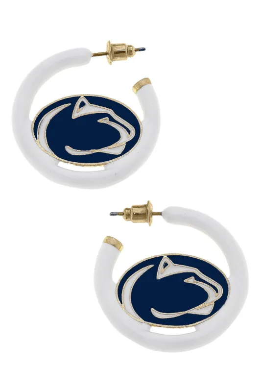 Penn State Nittany Lions Enamel Logo Earrings sold by Canvas Style