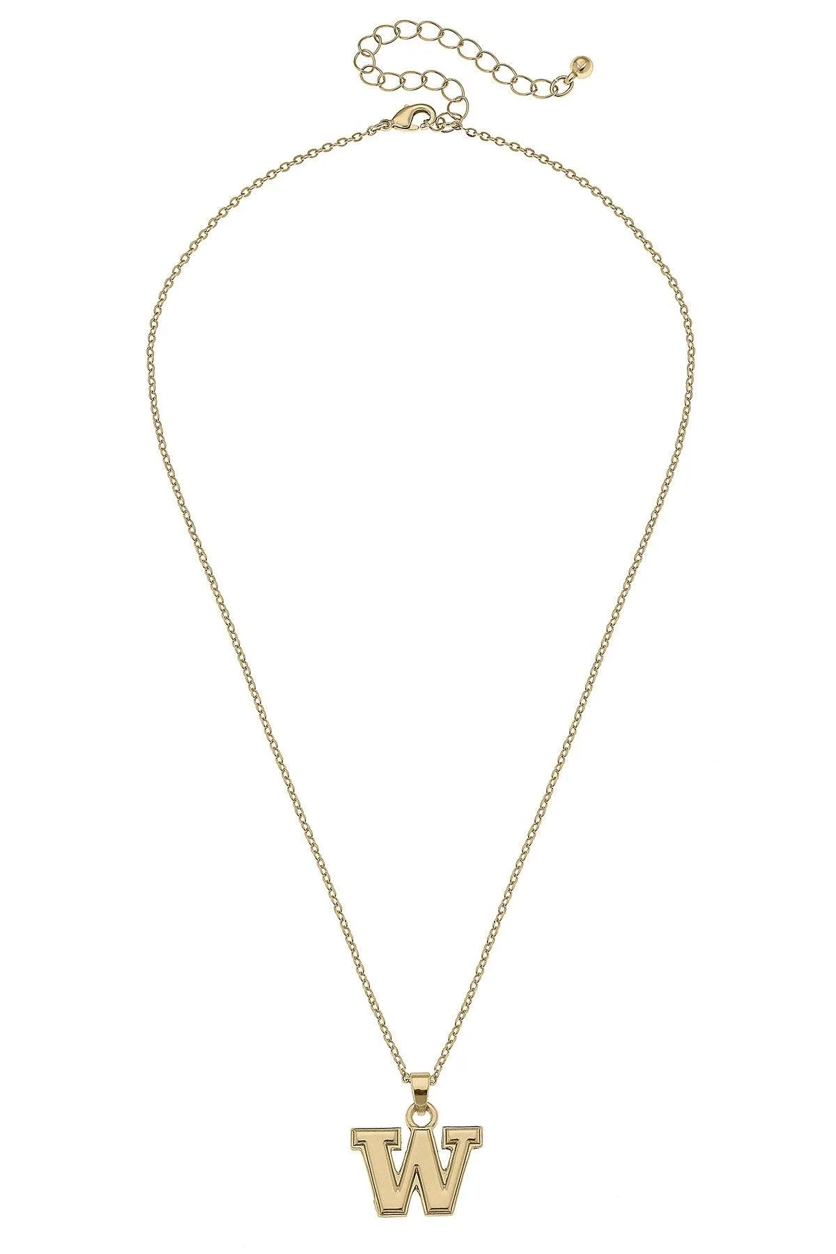 Washington Huskies 24K Gold Plated Pendant Necklace - FINAL SALE sold by Canvas Style product image thumbnail 2