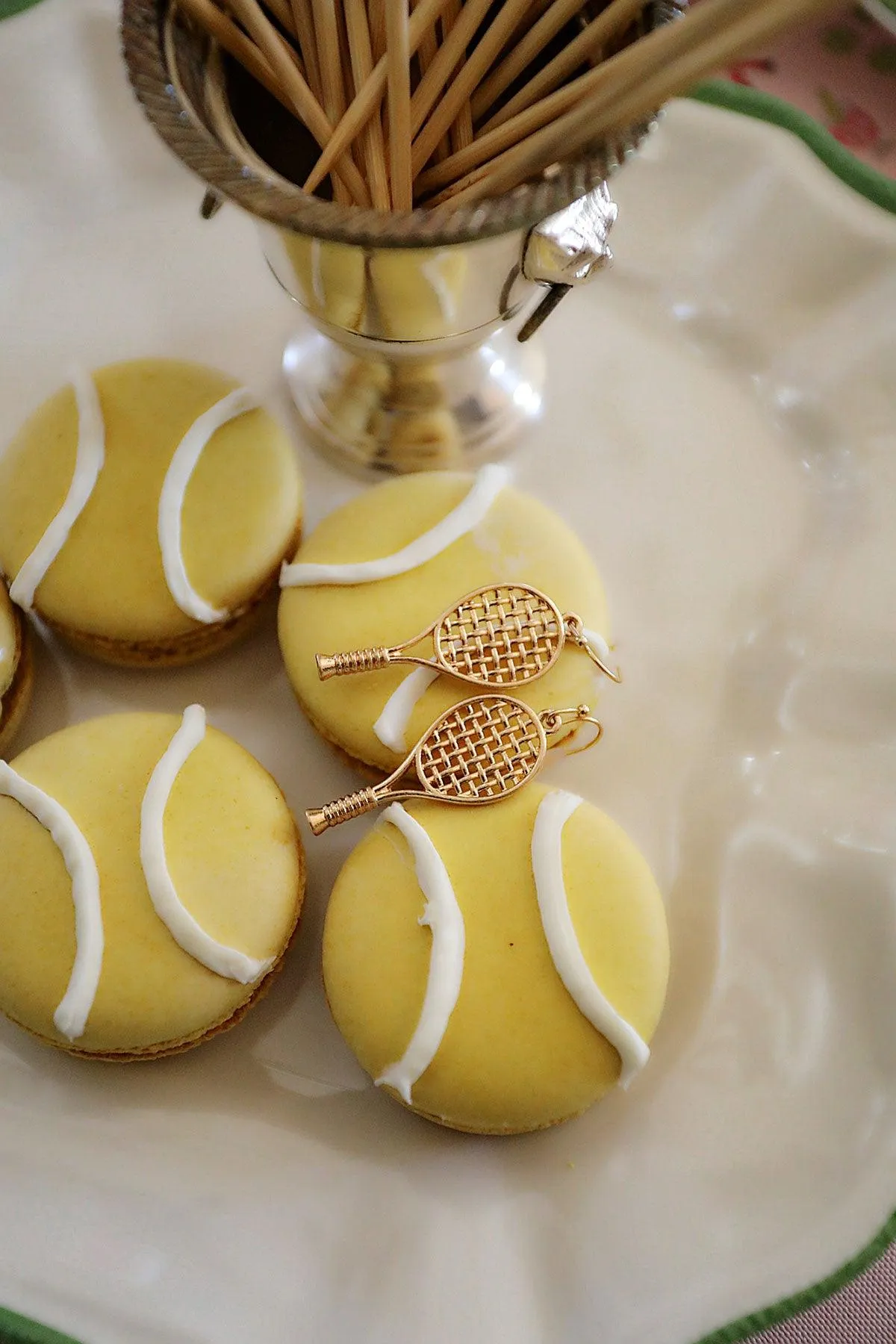 Game Point Tennis Racket Earrings sold by Canvas Style product image thumbnail 2