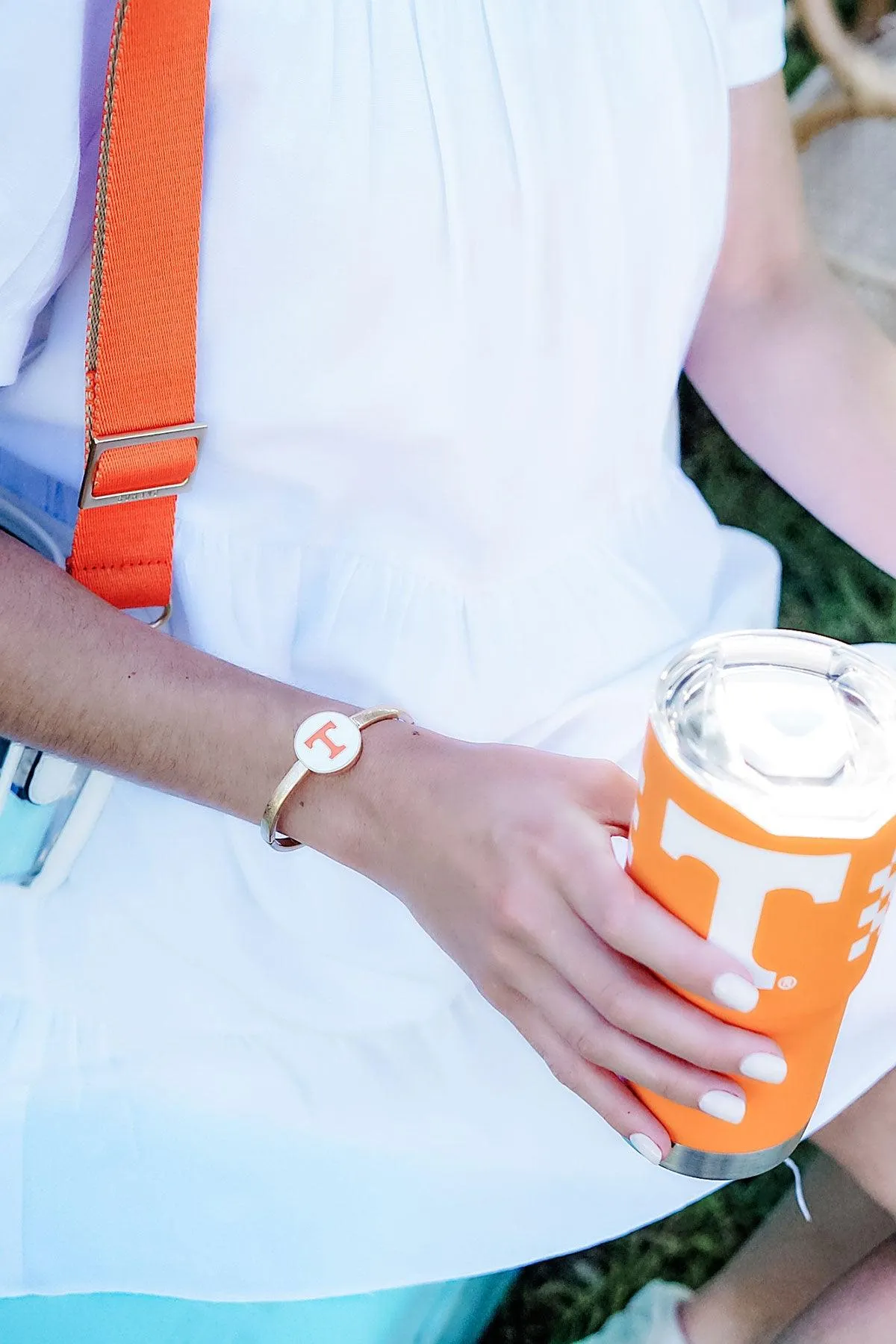 Tennessee Volunteers Enamel Statement Hinge Bangle sold by Canvas Style product image thumbnail 2