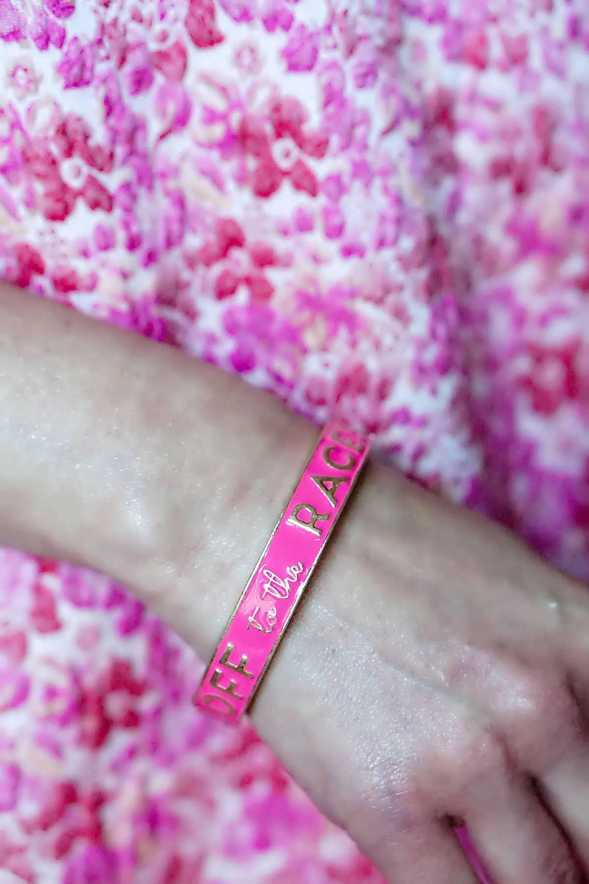 Off To The Races Enamel Hinge Bangle sold by Canvas Style product image thumbnail 2