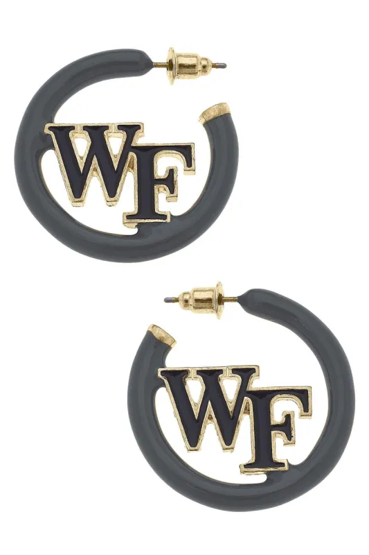 Wake Forest Demon Deacons Enamel Logo Earrings - FINAL SALE sold by Canvas Style