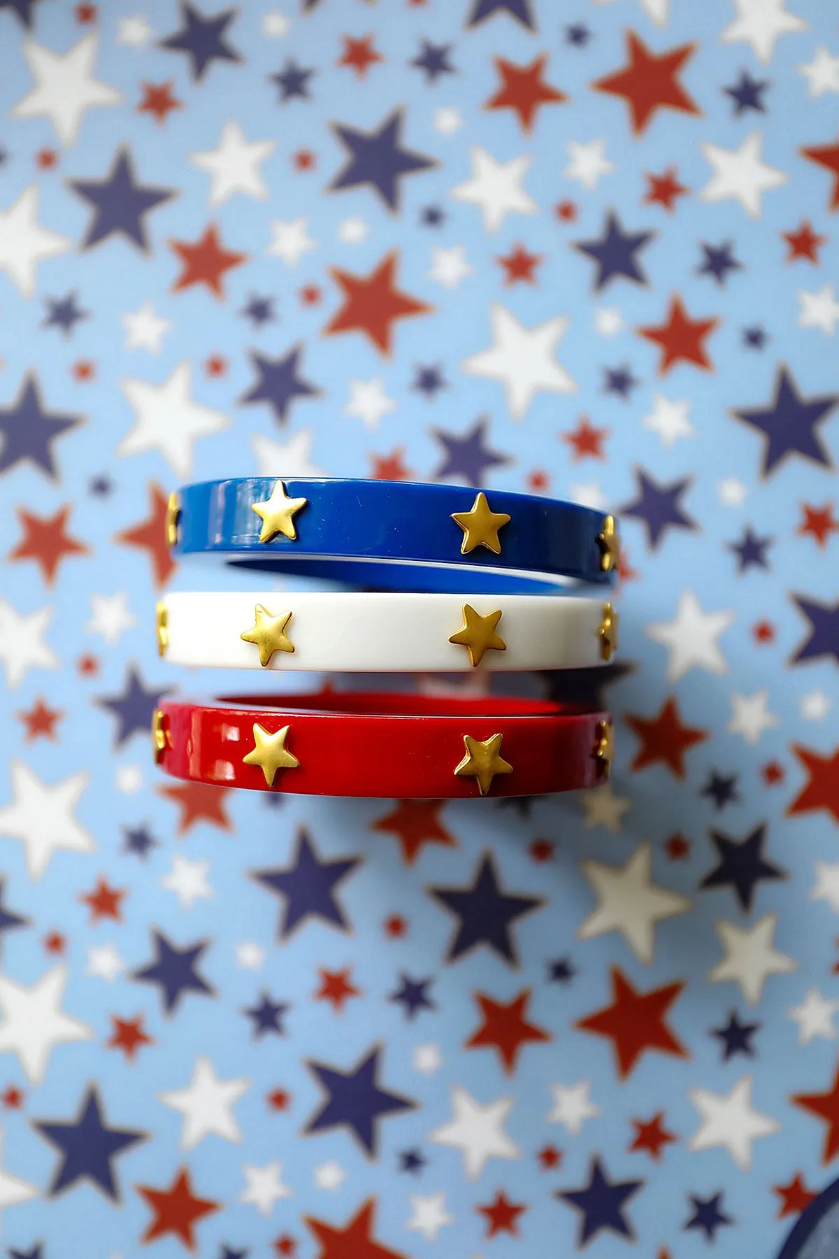 Liberty Star Resin Bangle in Red sold by Canvas Style product image thumbnail 3