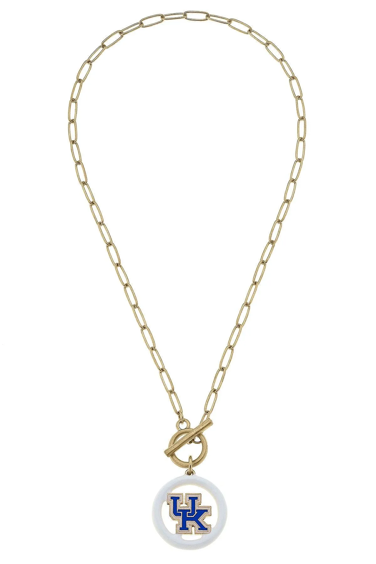 Kentucky Wildcats Enamel Logo T-Bar 16" Necklace sold by Canvas Style product image thumbnail 2