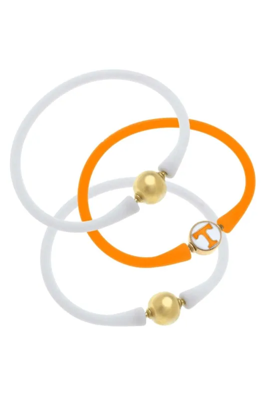 Tennessee Volunteers 24K Gold Plated Bali Bracelet Stack (Set of 3) sold by Canvas Style