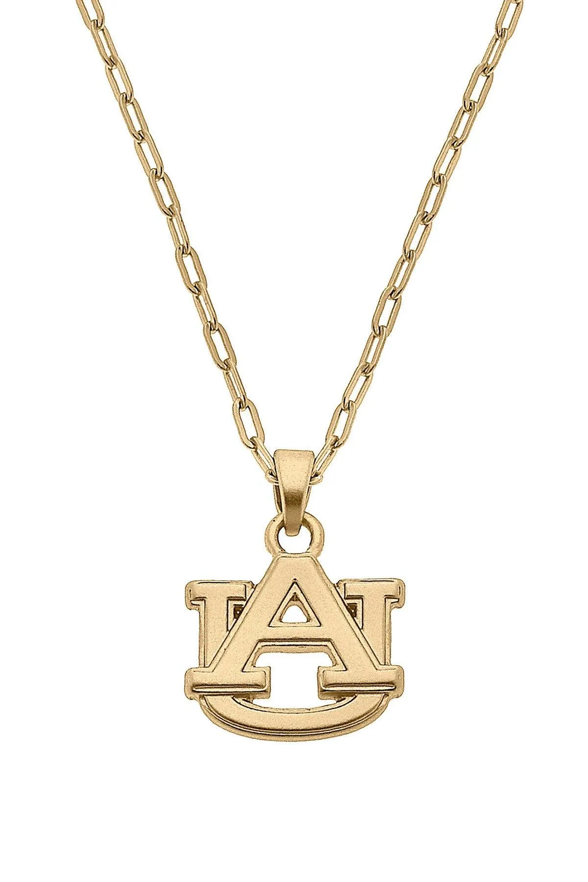Auburn Tigers 24K Gold Plated Pendant Necklace sold by Canvas Style