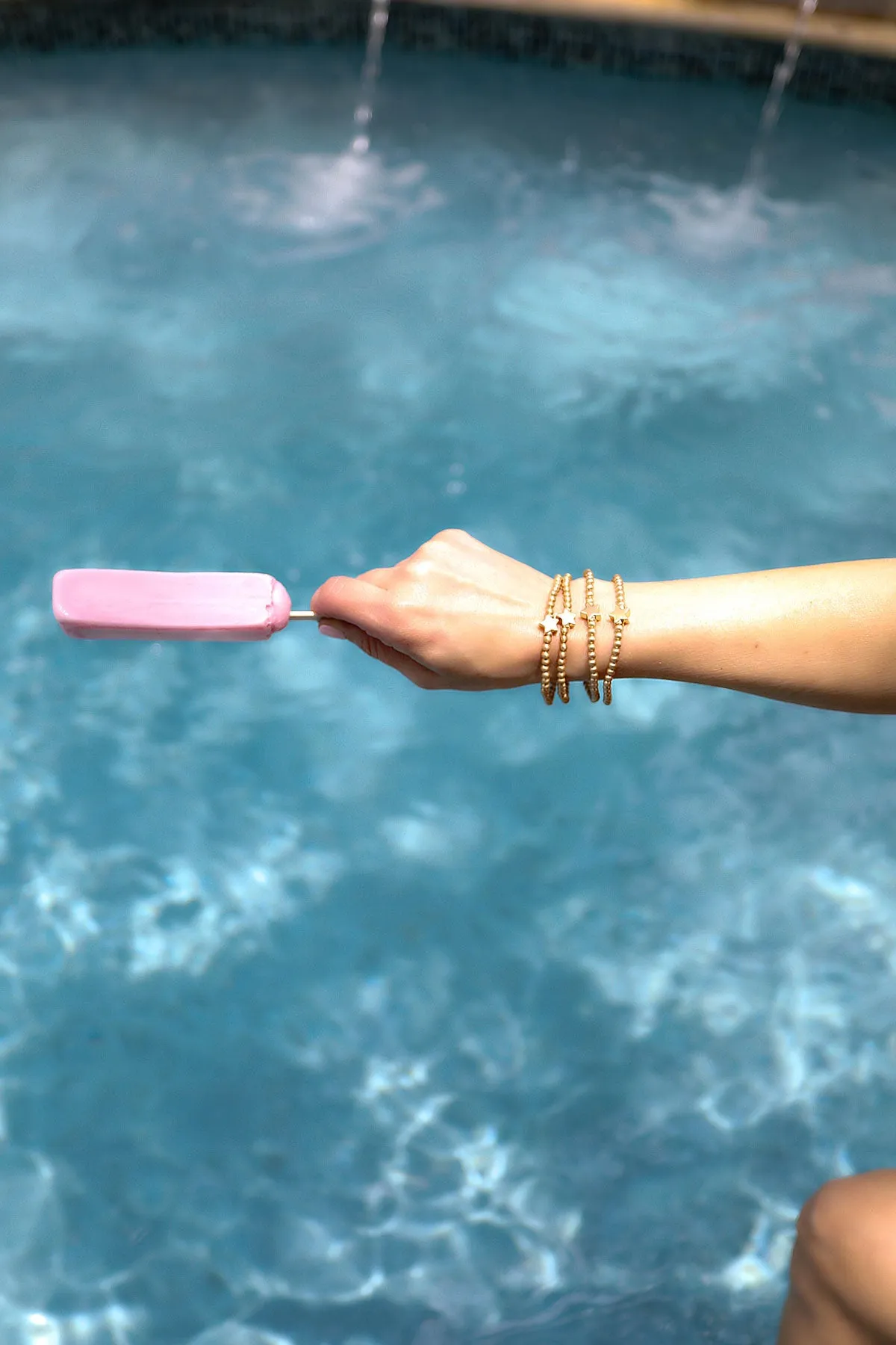 Isa Star Ball Bead Stretch Bracelets (Set of 2) sold by Canvas Style product image thumbnail 2