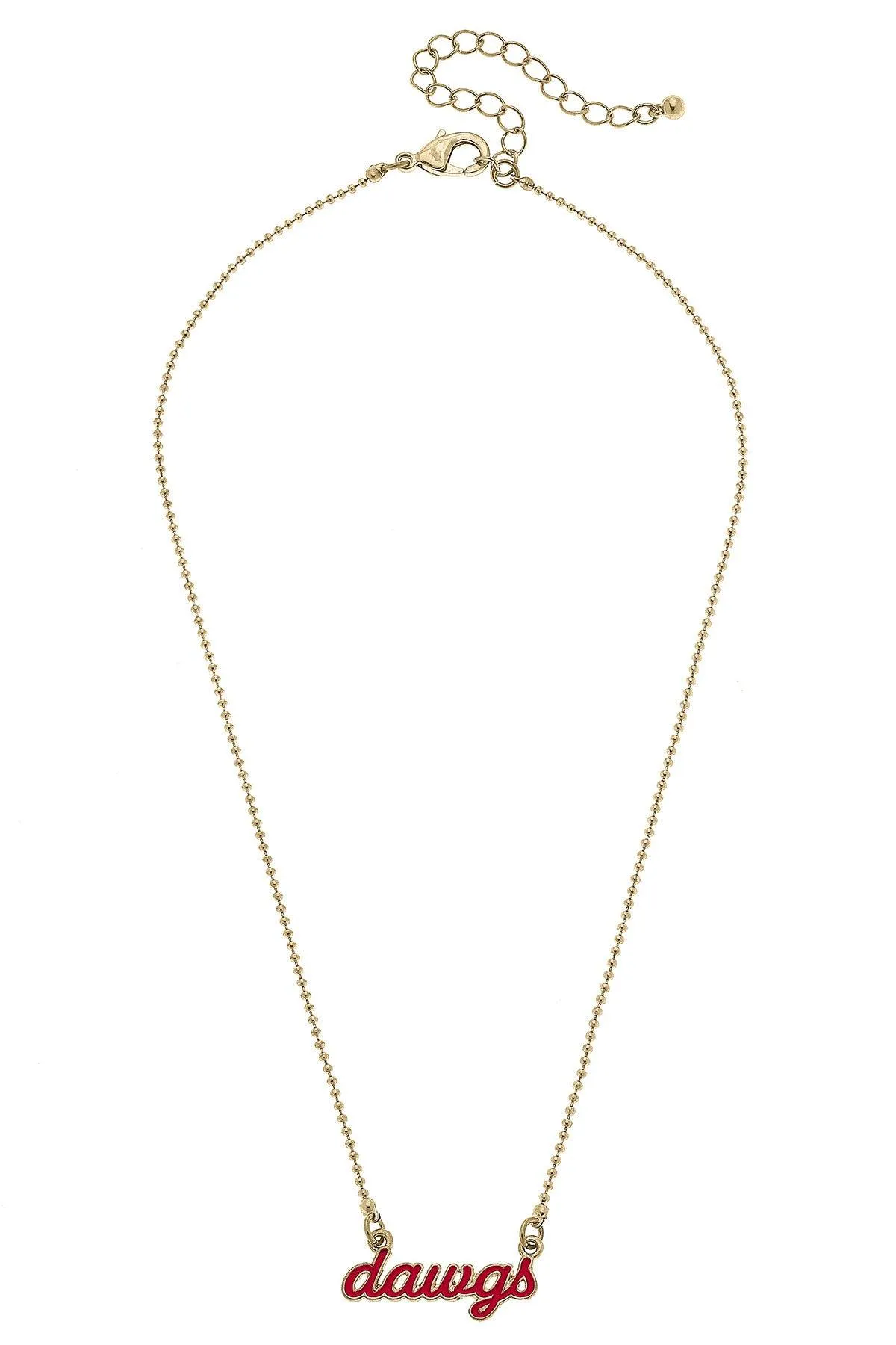 Georgia Bulldogs Enamel Script Necklace - FINAL SALE sold by Canvas Style product image thumbnail 3