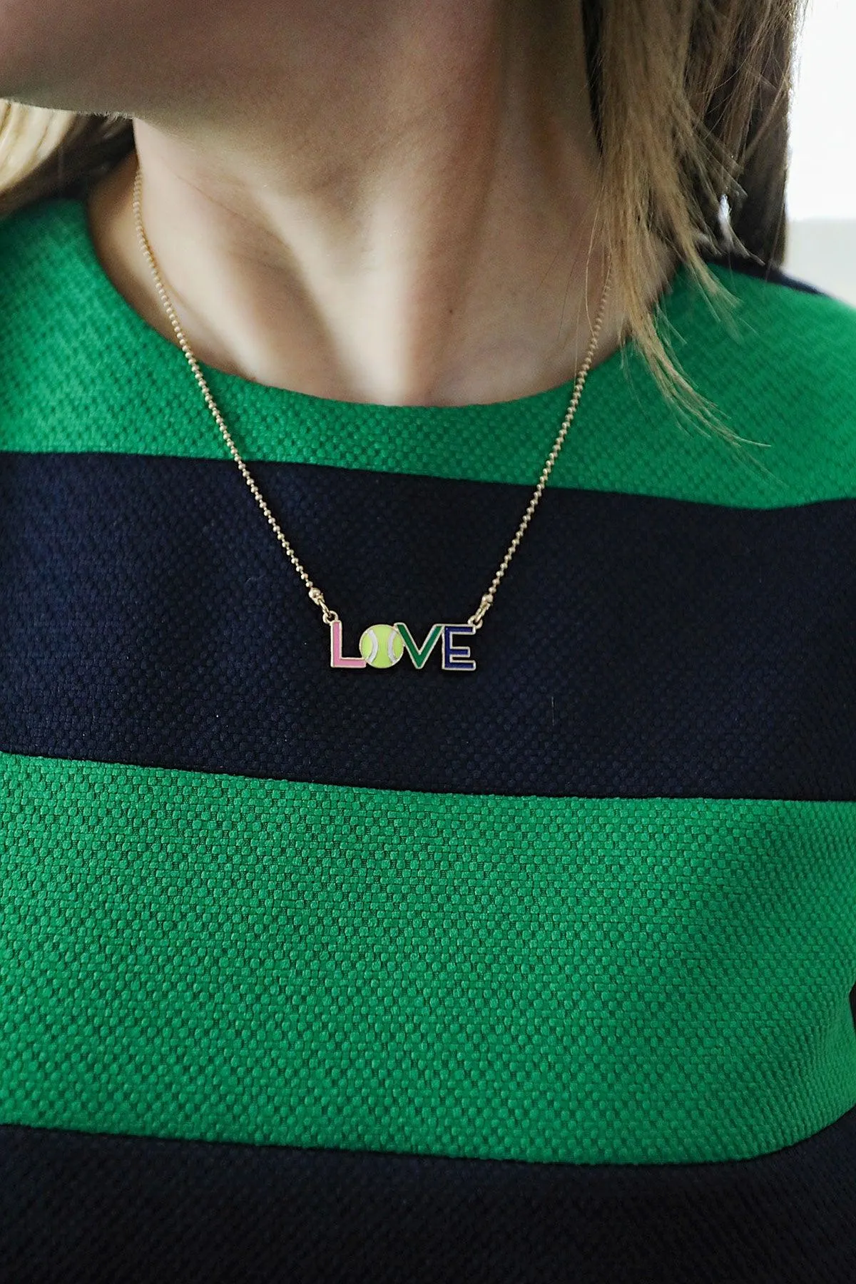 LOVE Enamel Pendant Necklace sold by Canvas Style product image thumbnail 2