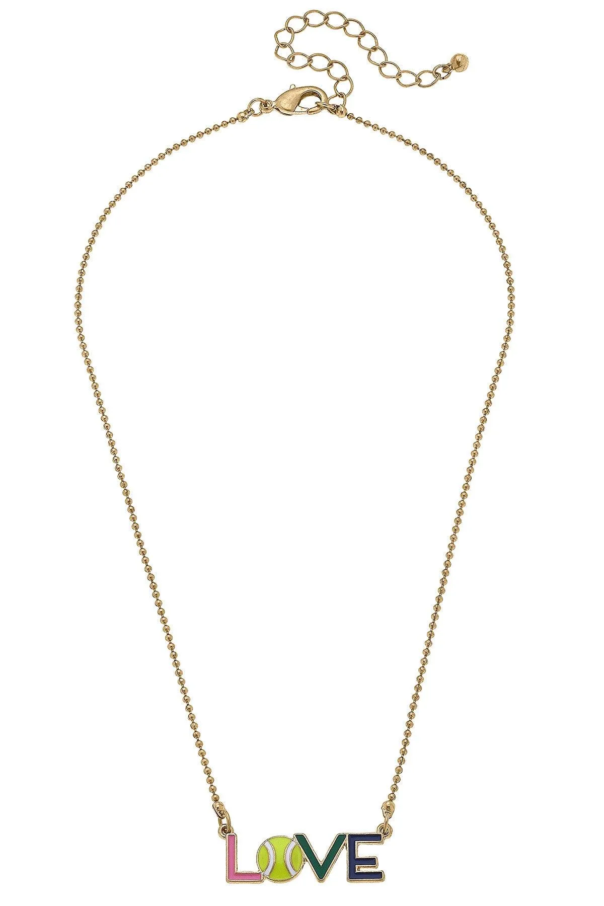 LOVE Enamel Pendant Necklace sold by Canvas Style product image thumbnail 4