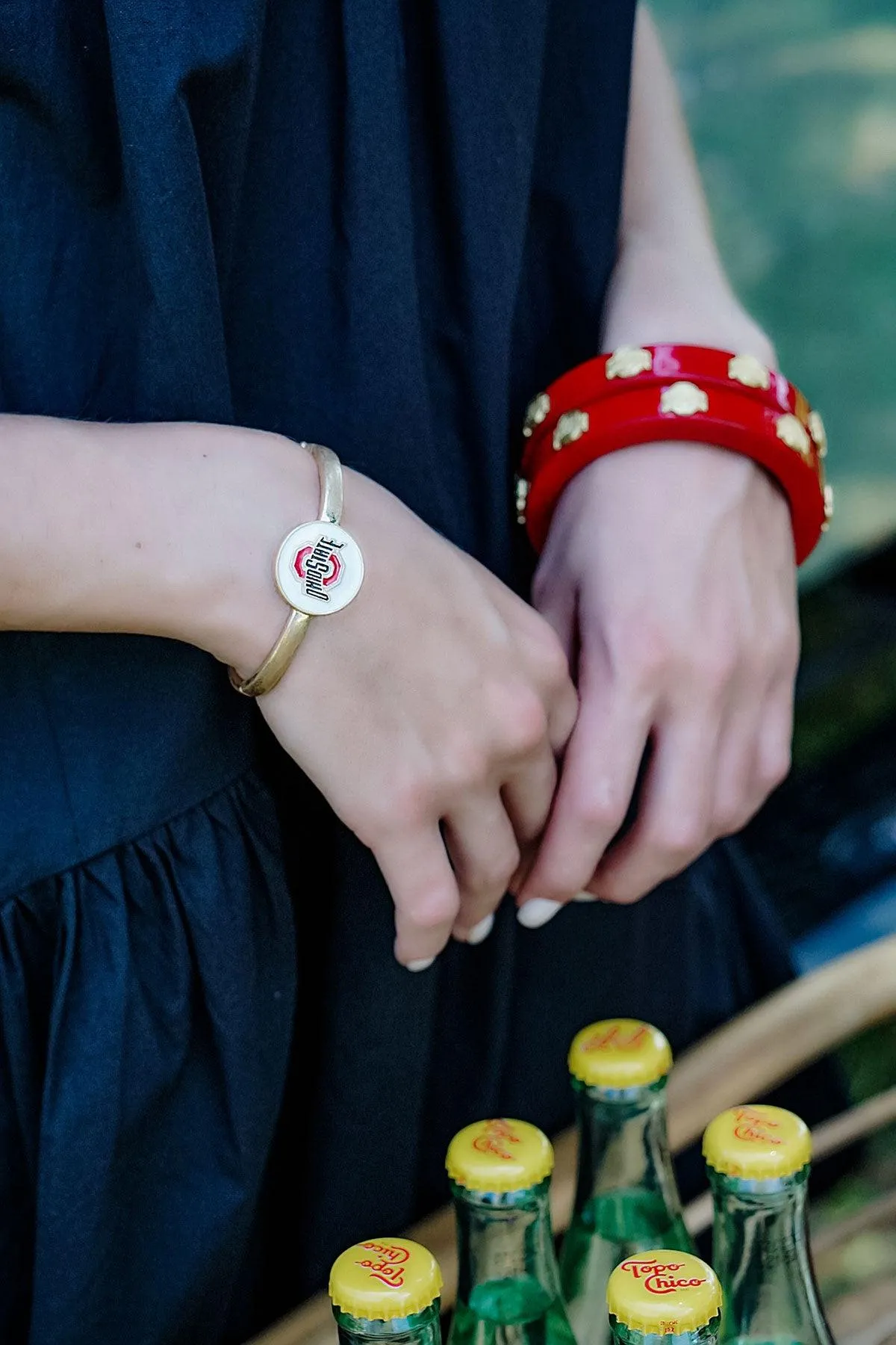 Ohio State Buckeyes Resin Logo Bangle - FINAL SALE sold by Canvas Style product image thumbnail 2