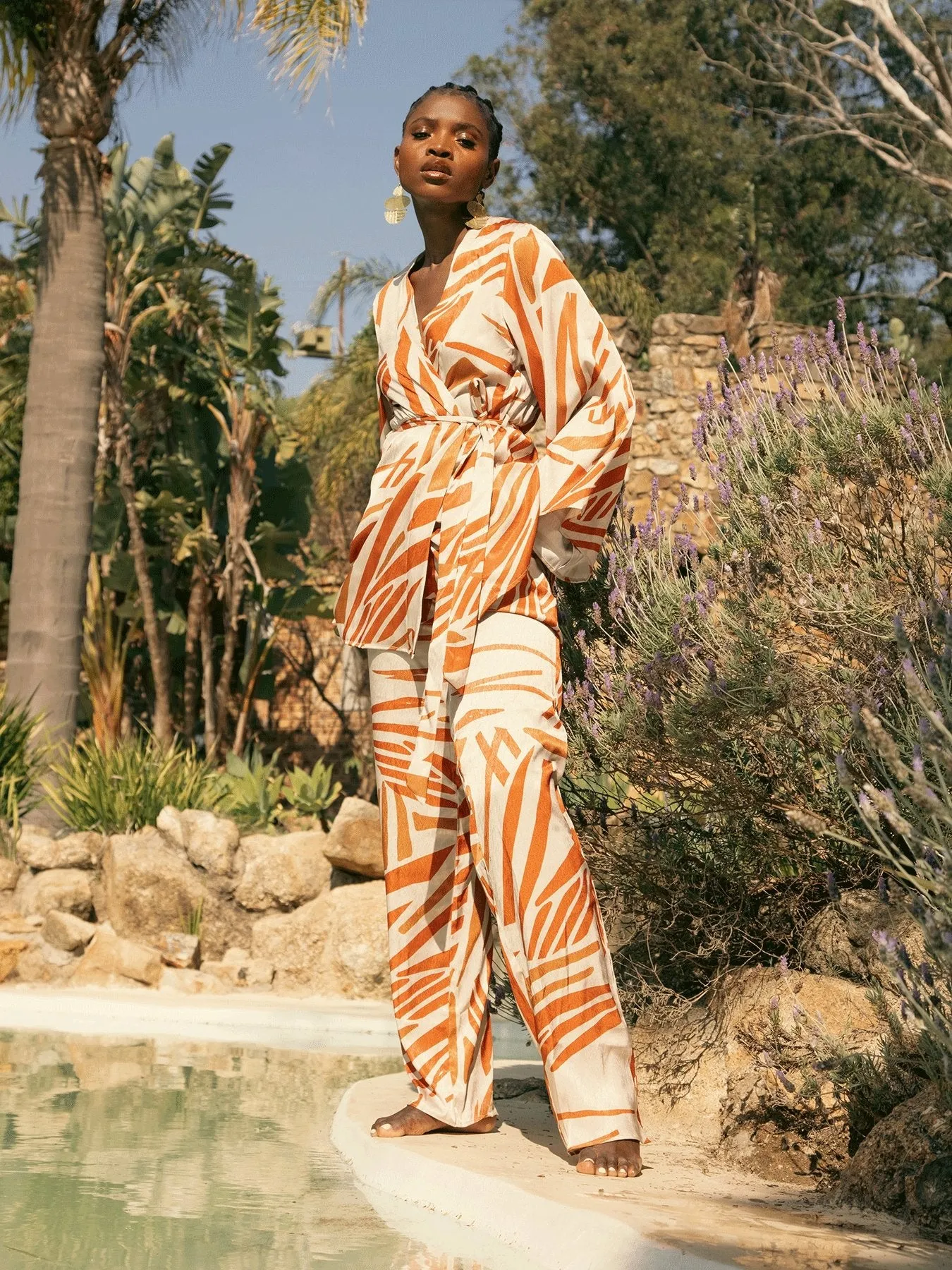 Leer Pants - Zena Cream sold by Diarrablu product image thumbnail 4