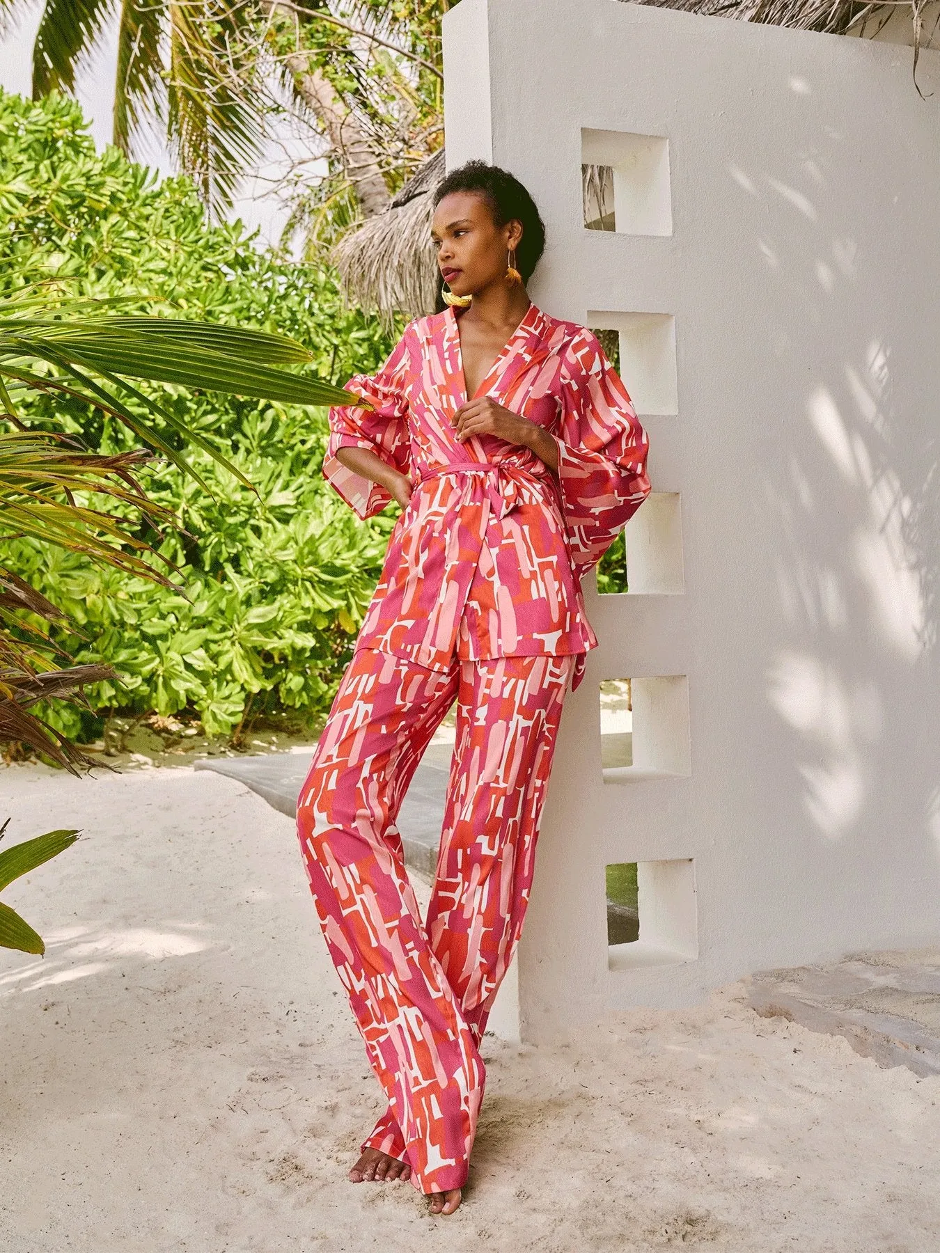 Leer Pants - Atoll Rose sold by Diarrablu product image thumbnail 3