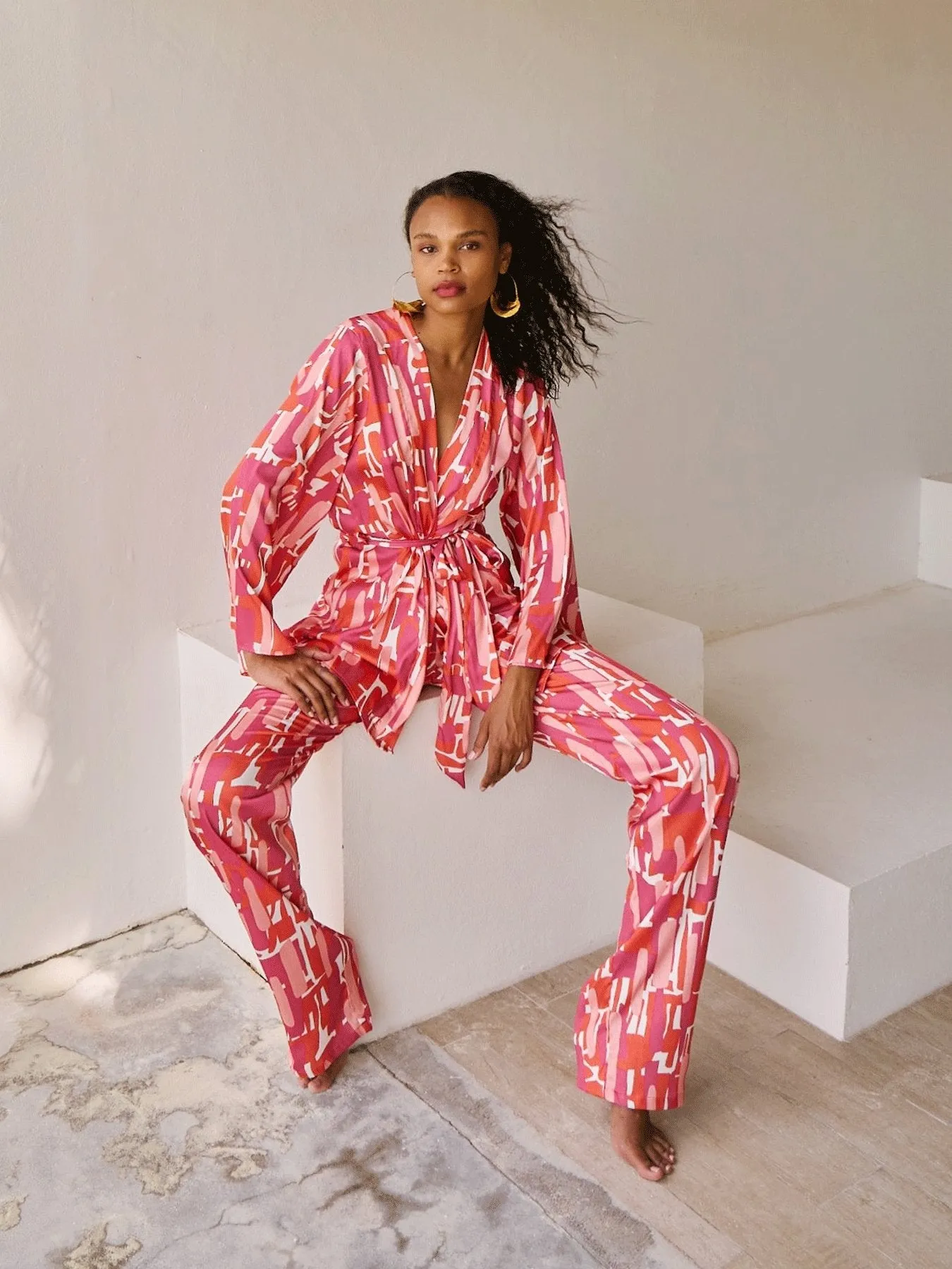 Leer Pants - Atoll Rose sold by Diarrablu product image thumbnail 4