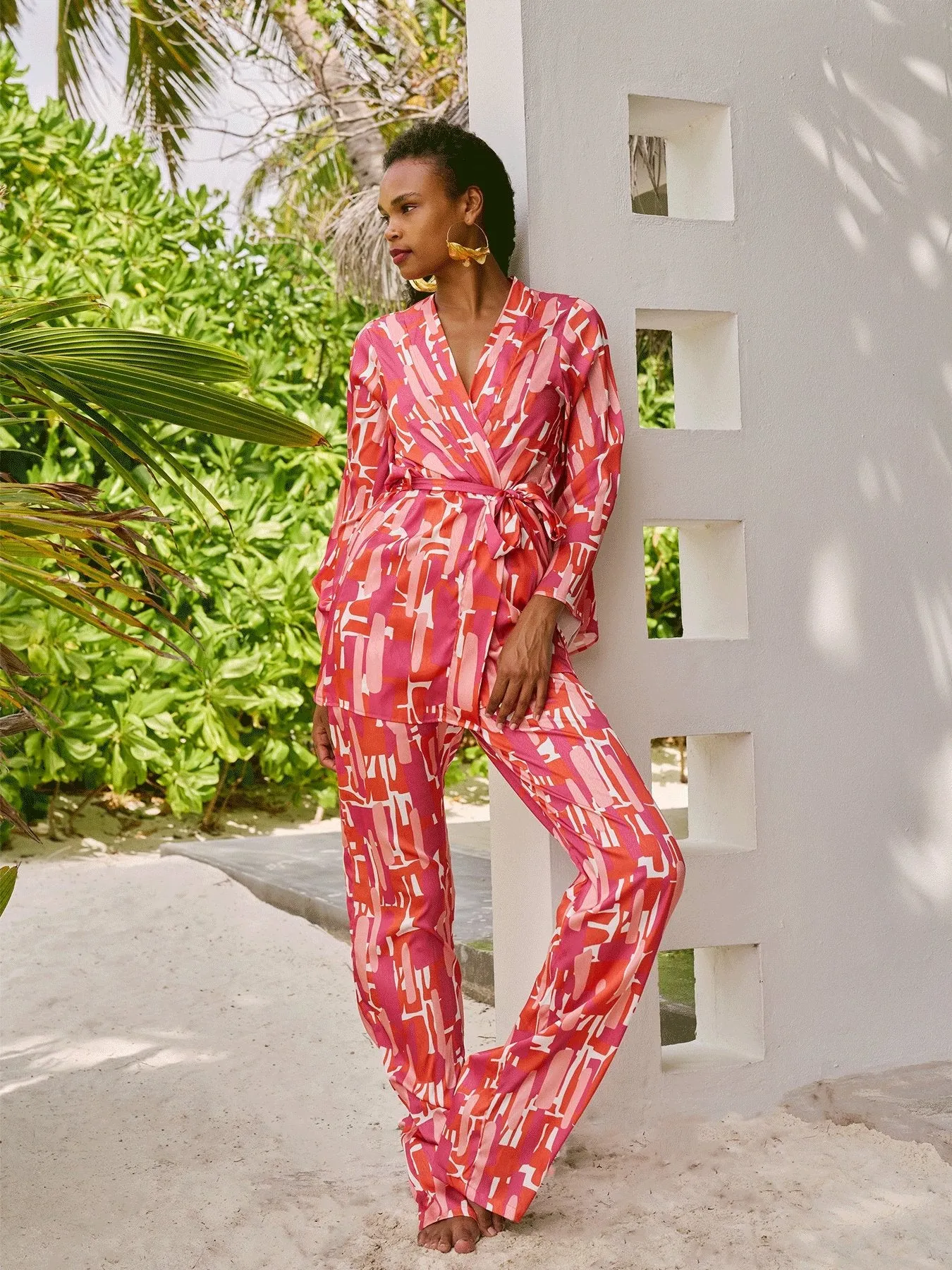 Leer Pants - Atoll Rose sold by Diarrablu