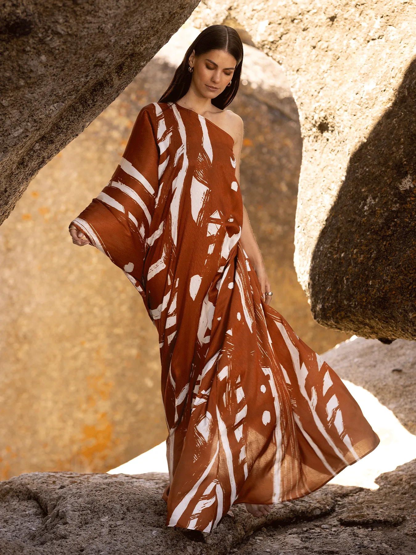 Satu Dress - Suto Rust sold by Diarrablu