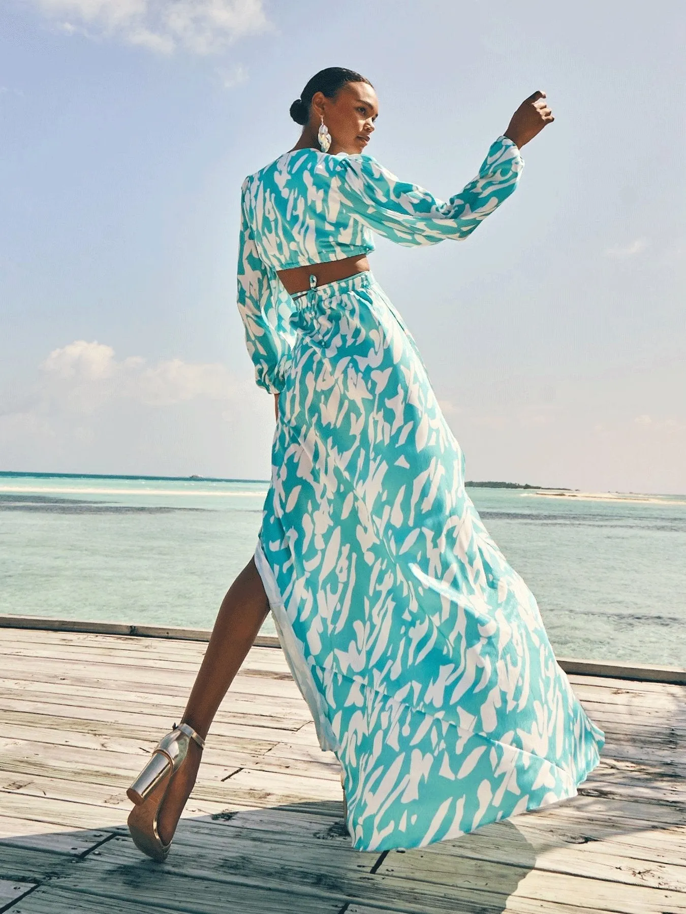 Amal Dress - Playa Aqua sold by Diarrablu product image thumbnail 3