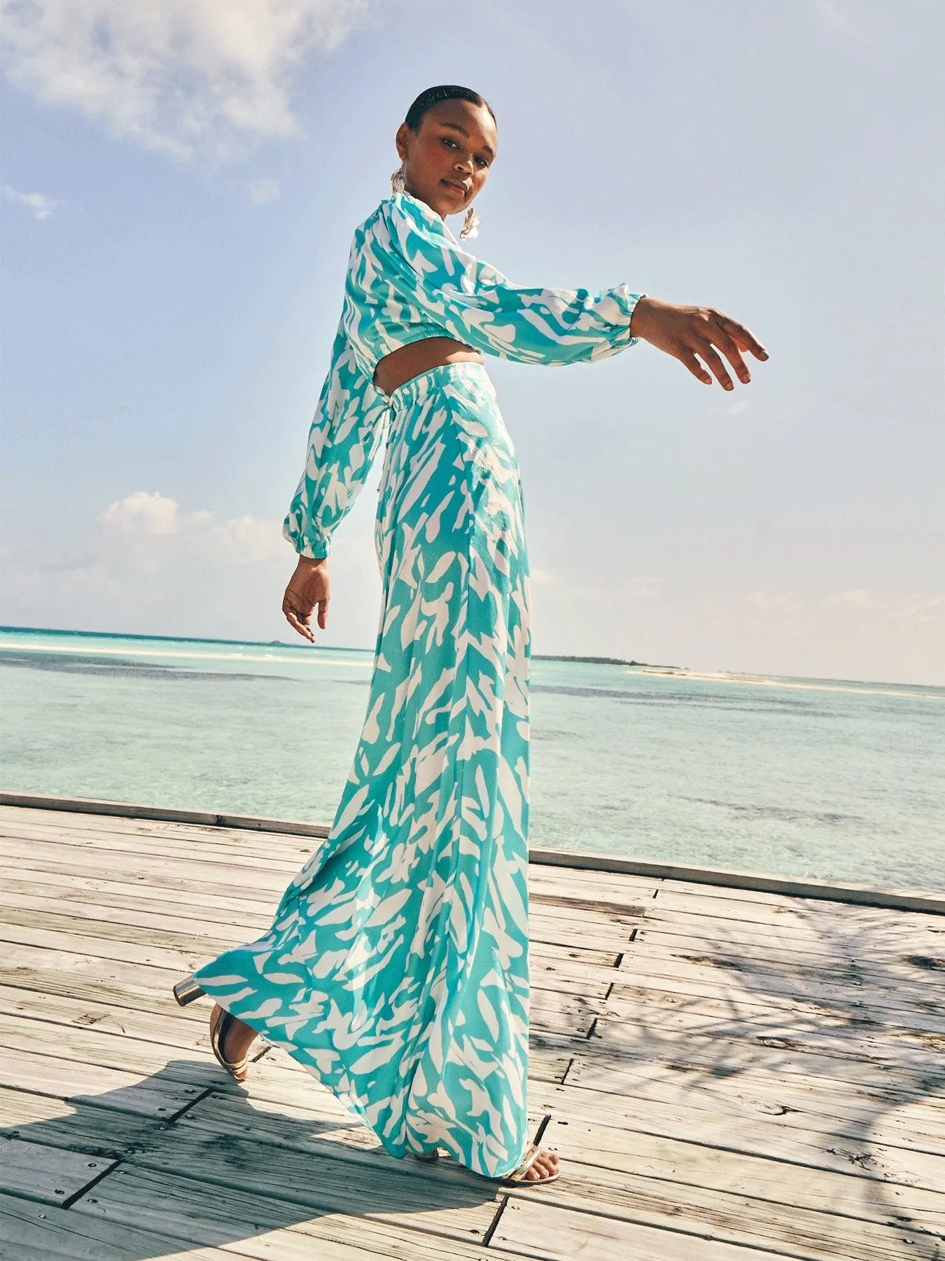 Amal Dress - Playa Aqua sold by Diarrablu product image thumbnail 5