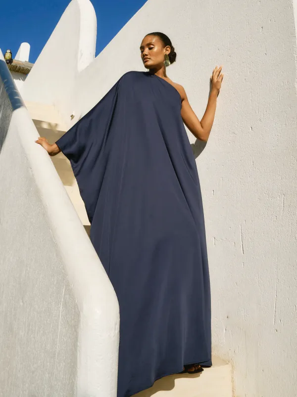 Satu Dress - Solid Navy sold by Diarrablu