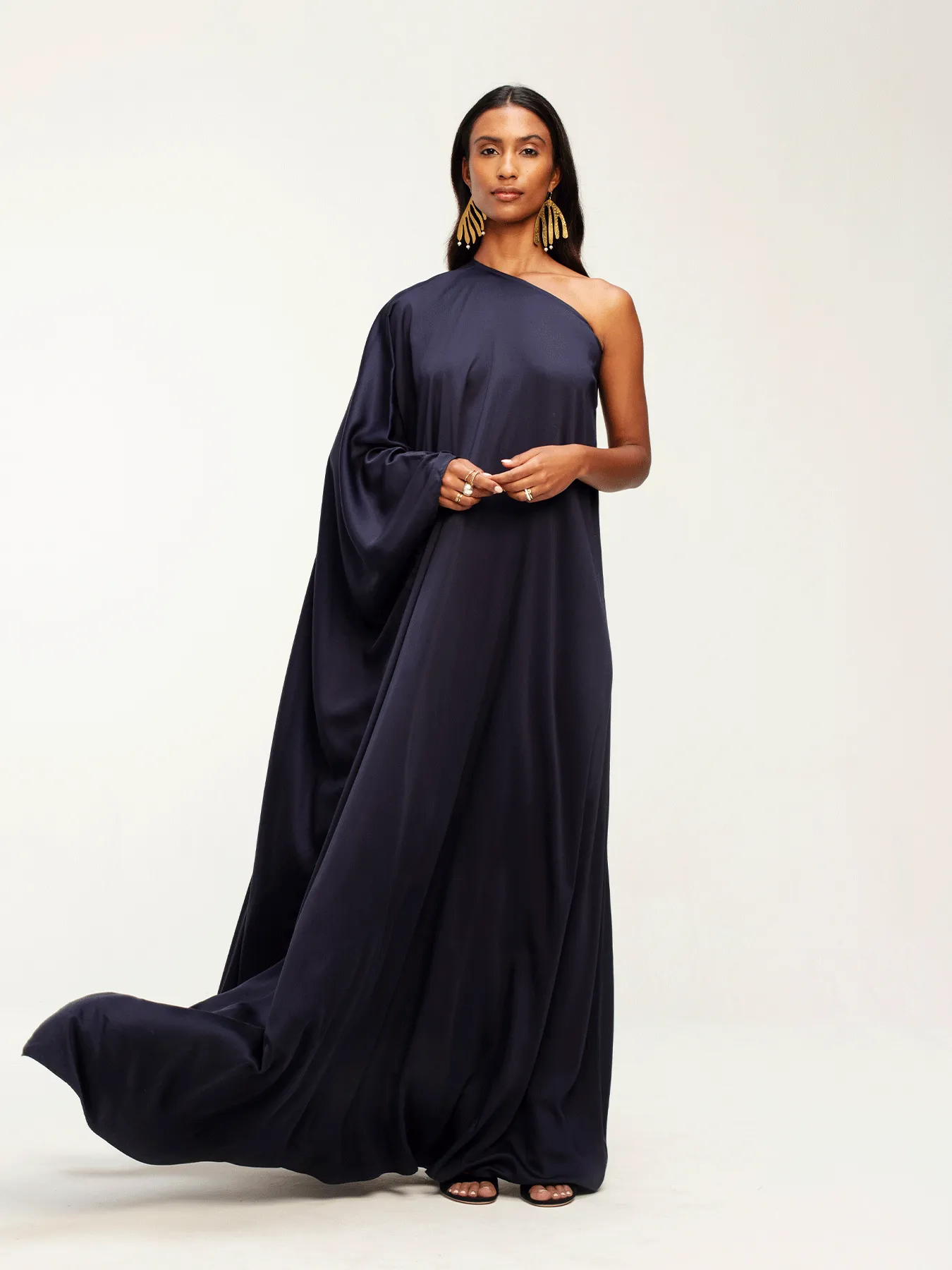 Satu Dress - Solid Navy sold by Diarrablu product image thumbnail 3