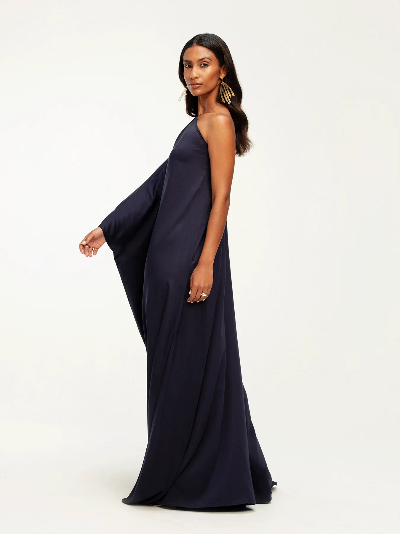 Satu Dress - Solid Navy sold by Diarrablu product image thumbnail 5