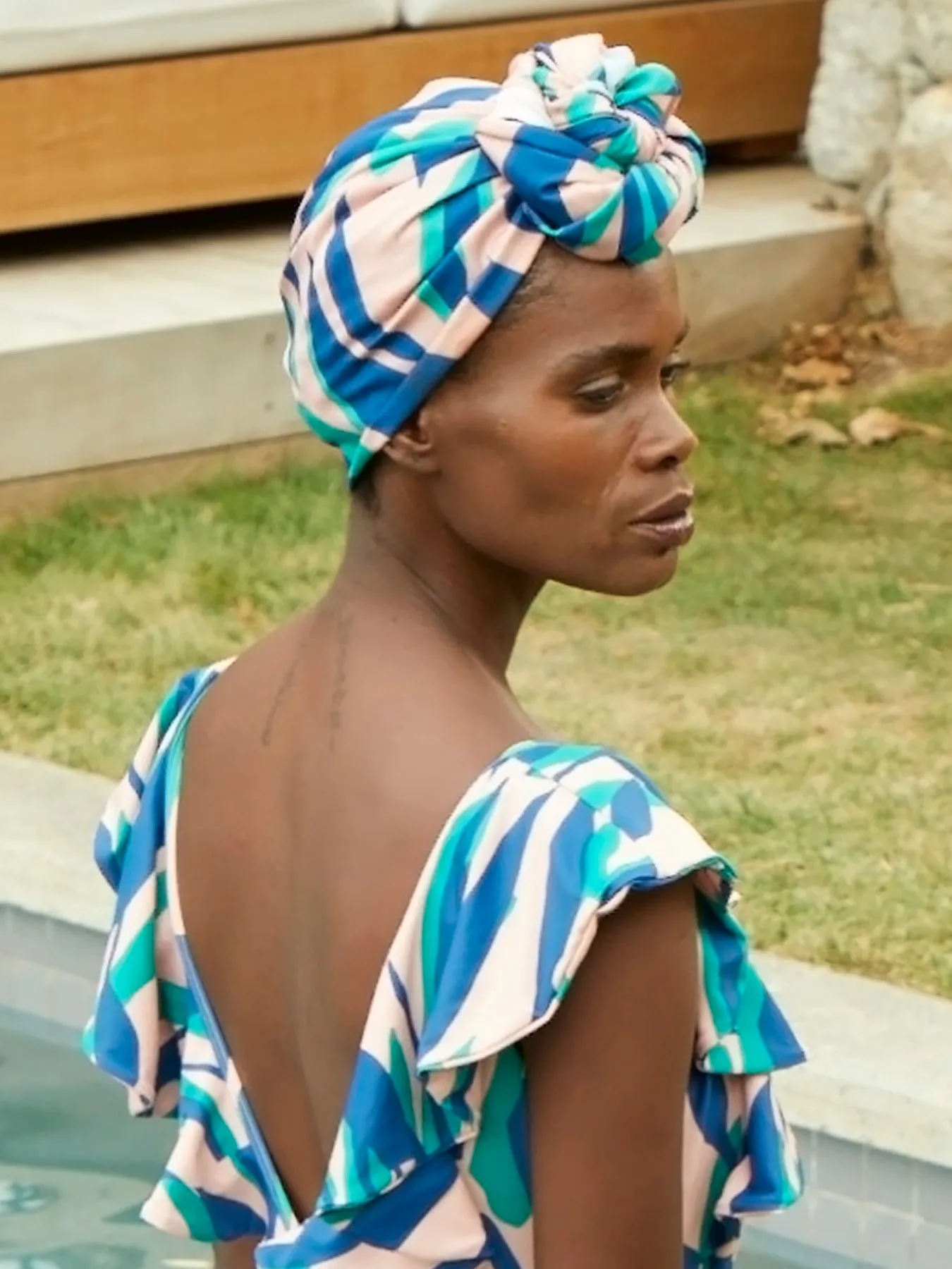 Moussor Headwrap - Jardin Rose sold by Diarrablu