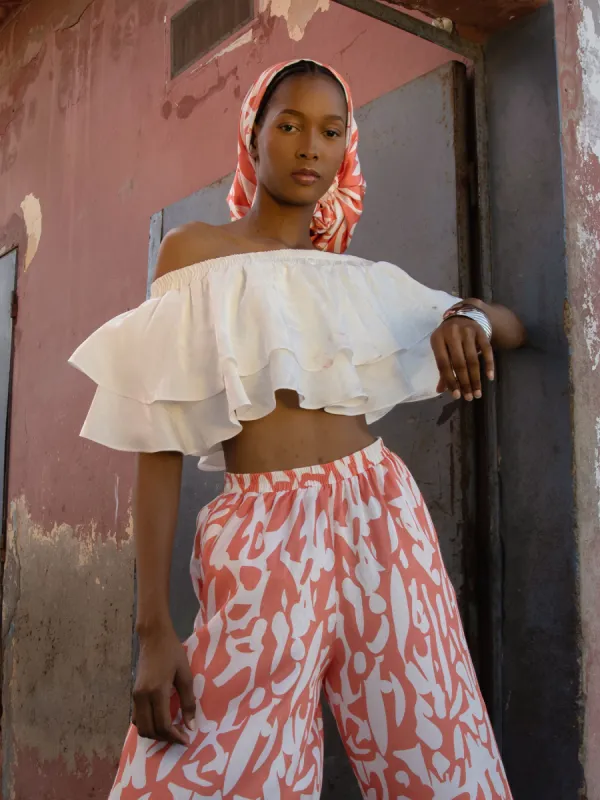 Wairu Top - Zahr Blanc sold by Diarrablu