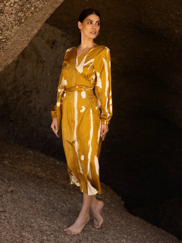 Lala Dress - Suto Gold sold by Diarrablu