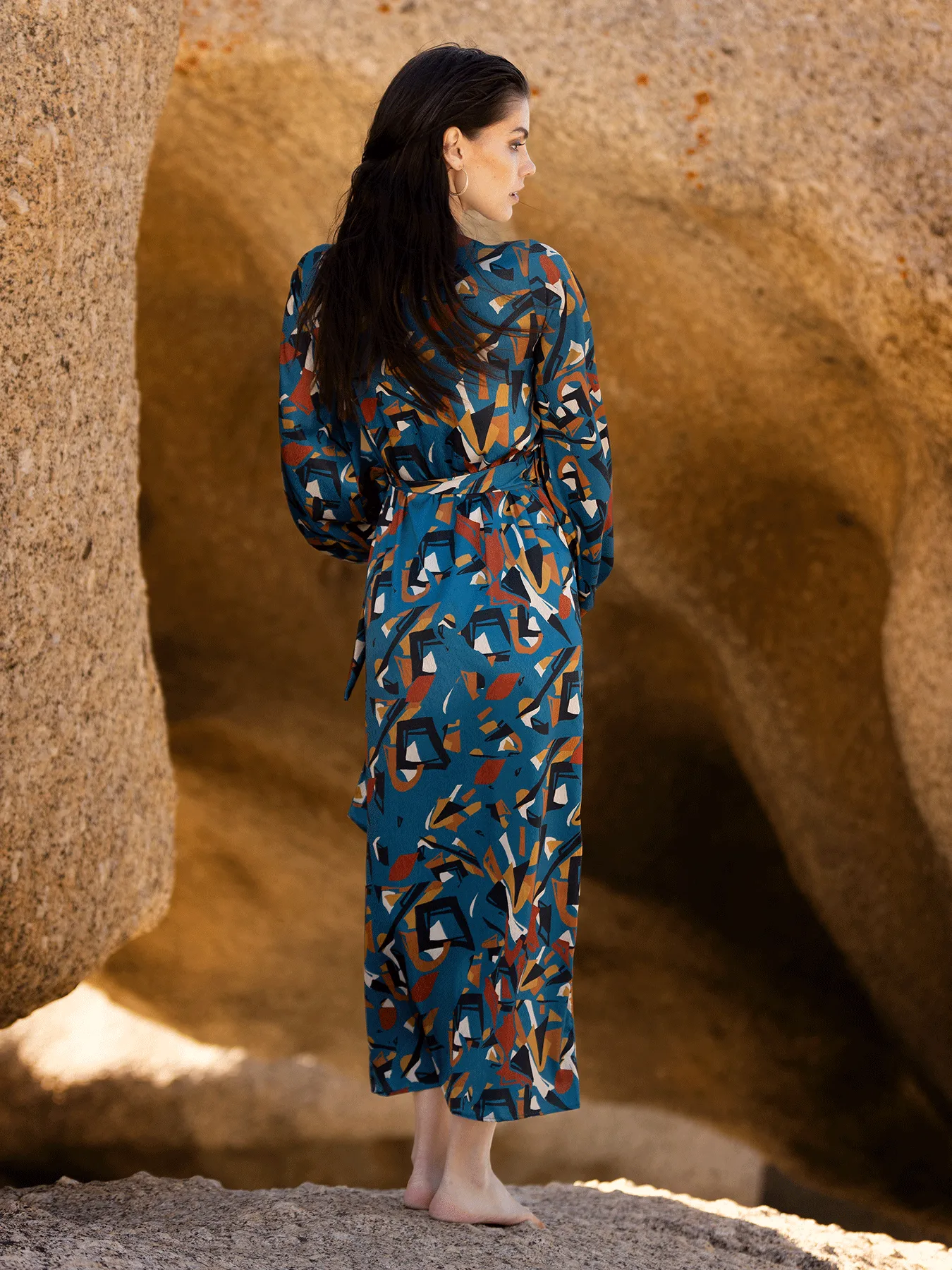 Lala Dress - Walo Teal sold by Diarrablu product image thumbnail 2