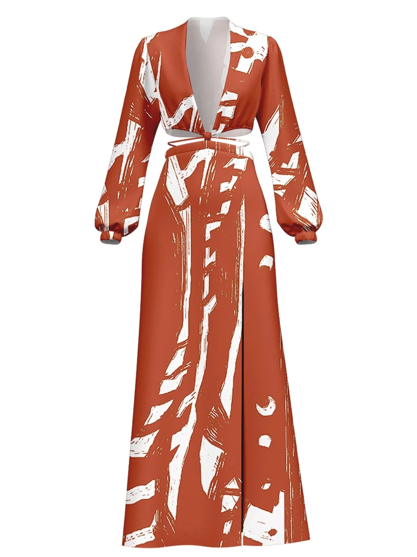 Amal Dress - Suto Rust sold by Diarrablu product image thumbnail 2