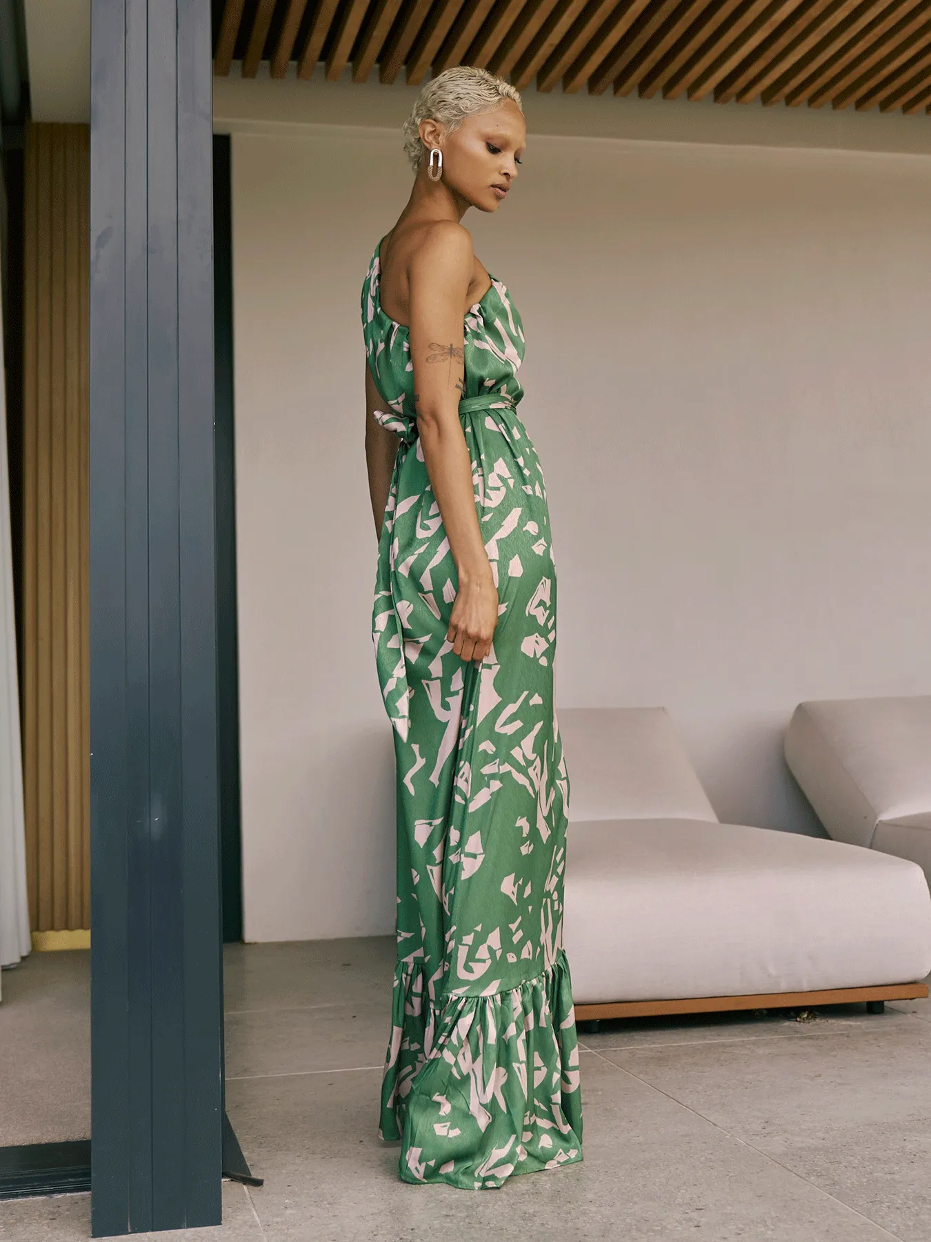 Diago Dress - Batik Vert sold by Diarrablu product image thumbnail 5