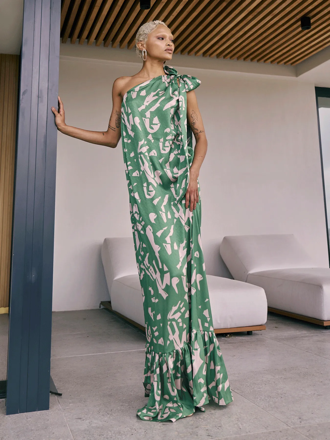 Diago Dress - Batik Vert sold by Diarrablu product image thumbnail 3