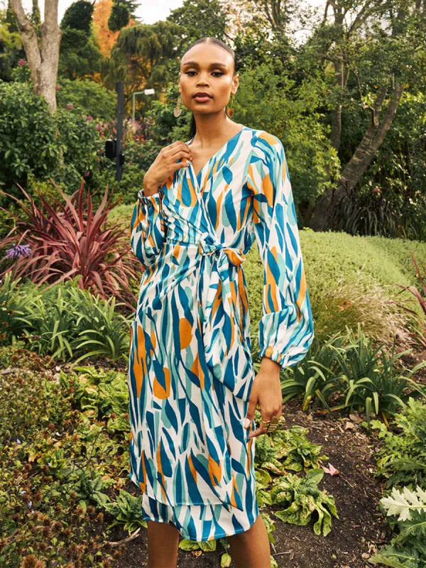 Lala Dress - Arbol Orange sold by Diarrablu