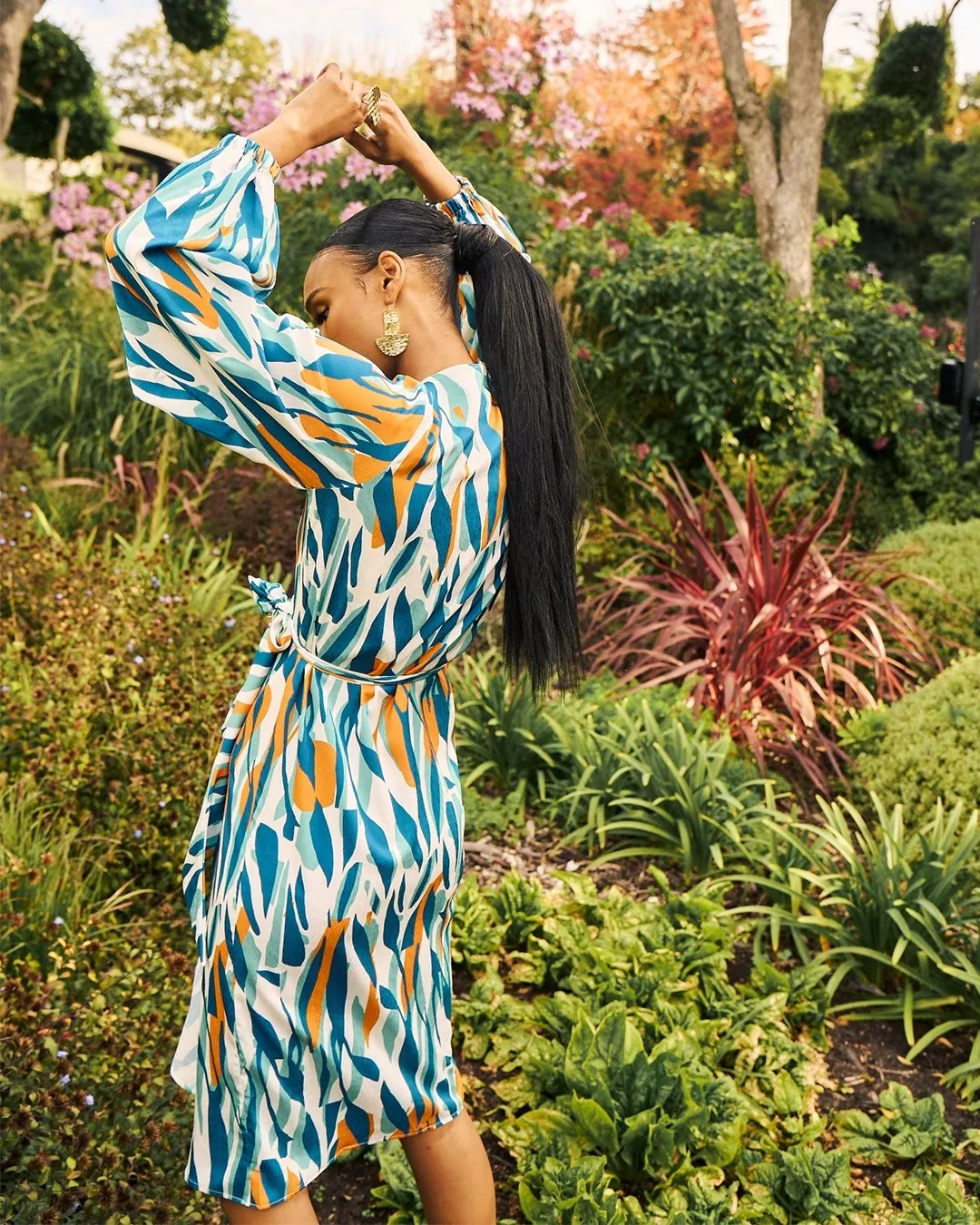 Lala Dress - Arbol Orange sold by Diarrablu product image thumbnail 5