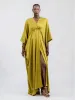 Naim Dress - Ayel Olive sold by Diarrablu