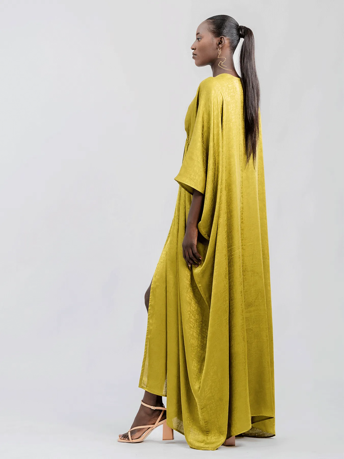 Naim Dress - Ayel Olive sold by Diarrablu product image thumbnail 5