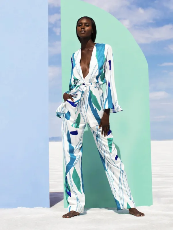 Leer Pants - Costa Blu sold by Diarrablu