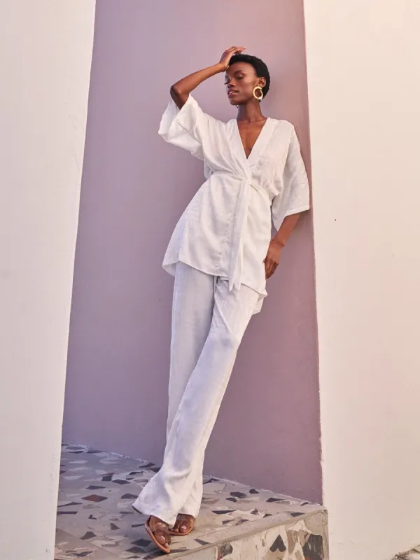 Leer Pants - Dhaw Blanc sold by Diarrablu