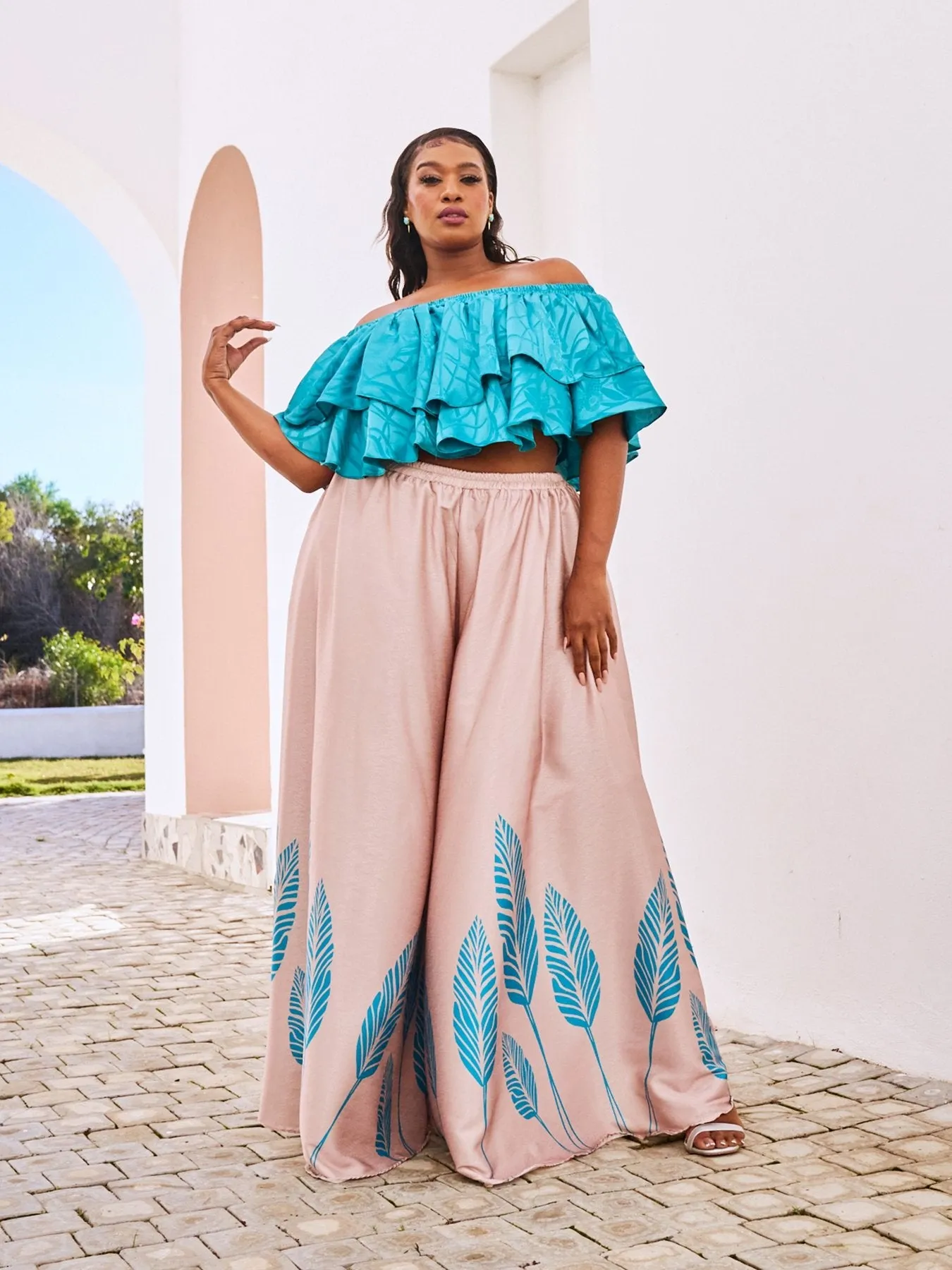 Jant Pants - Fronds Blu sold by Diarrablu product image thumbnail 3