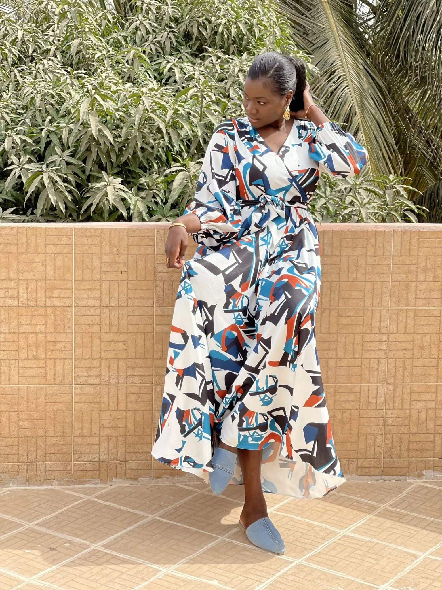 Marieme Dress - Ndar White sold by Diarrablu product image thumbnail 3